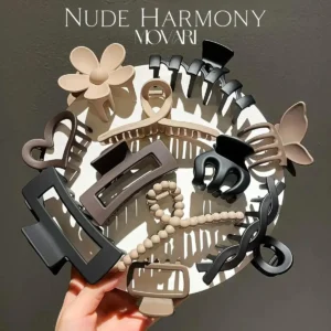 Zestaw Akcesoriów do Włosów "Nude Harmony"