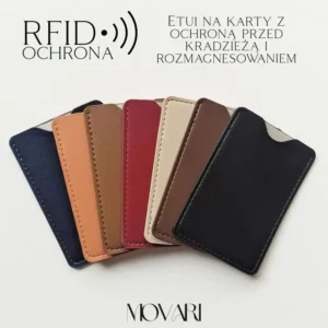 Minimalistyczne Etui na Karty "Secure Slim" z Ochroną RFID